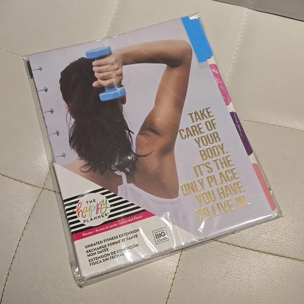 Happy Planner Undated Fitness Extension